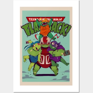 Teenage mutant ninja flashback! Posters and Art